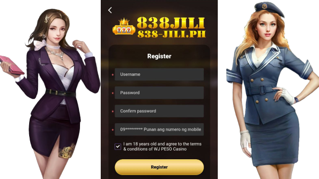 838jili login register